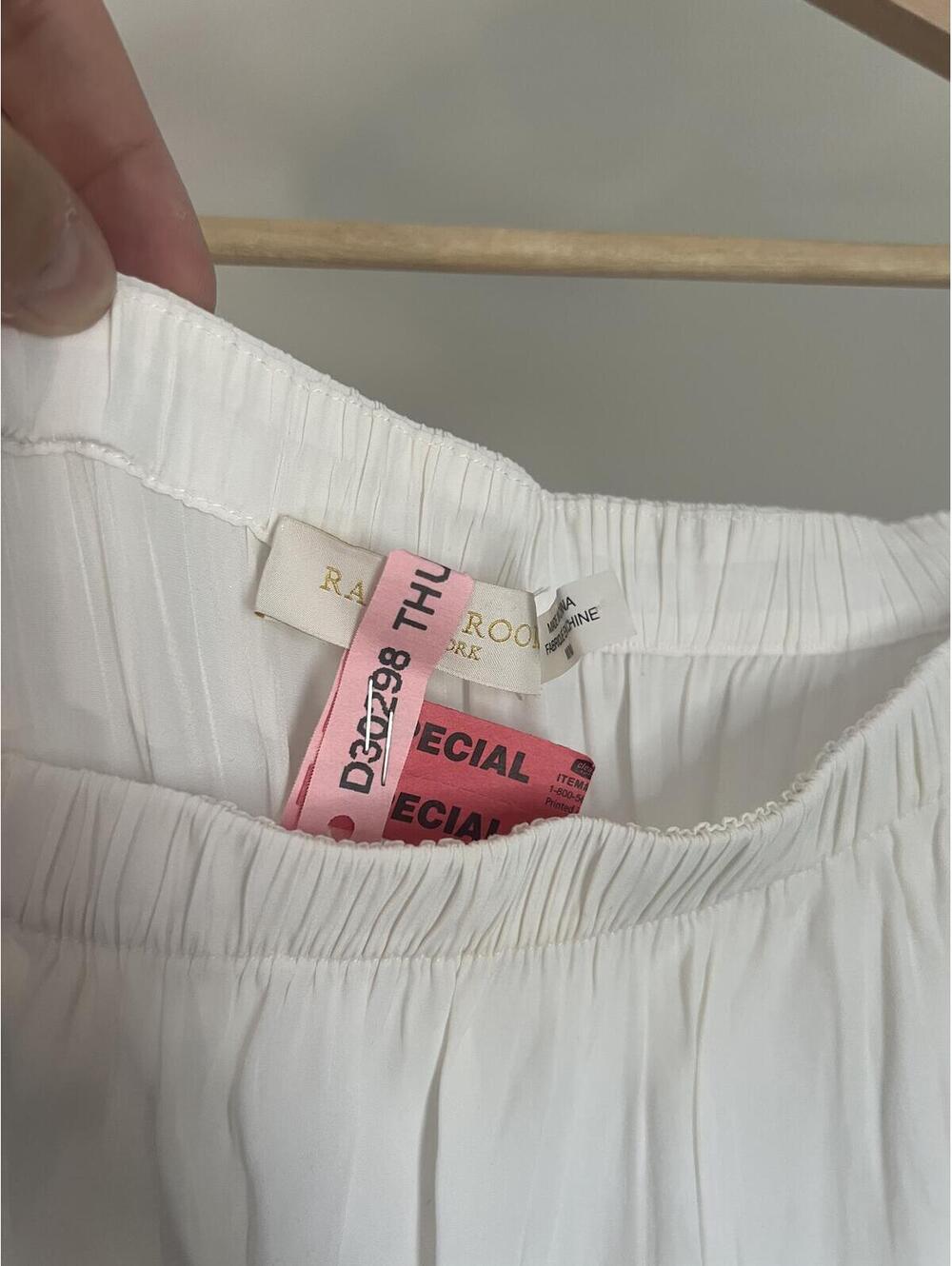Ramy Brook White Textured Strapless Eyelet Dress - Size M - Bridal/Resort Wear - Picture 5 of 6
